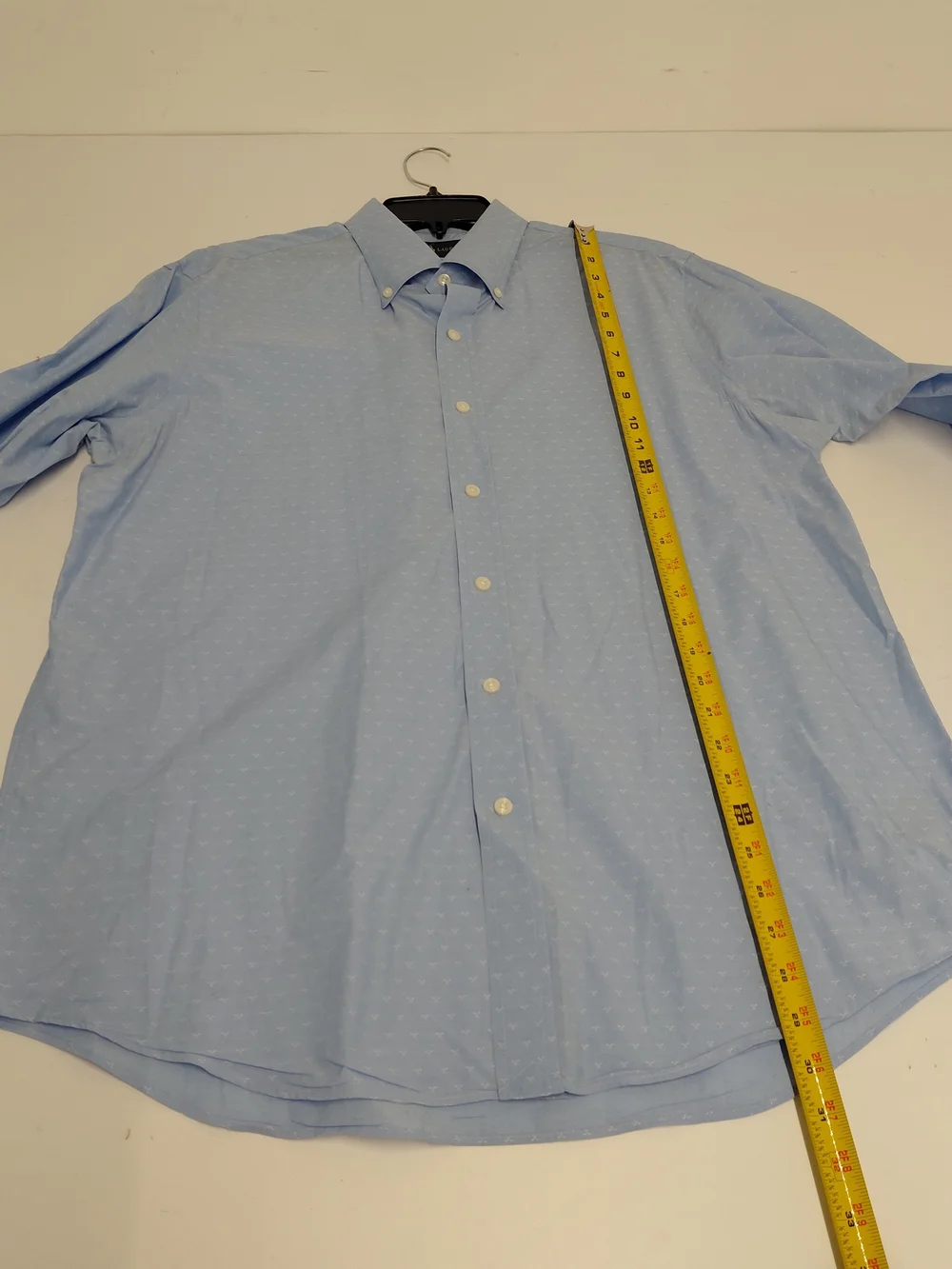Polo Ralph Lauren Men's Light Blue Performance Button-Down Shirt - Lg